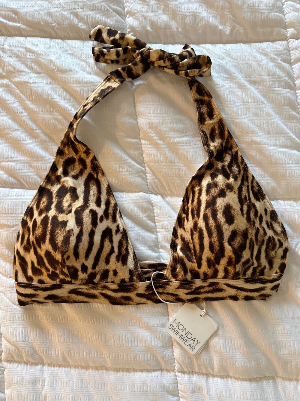 Monday Swimwear Somerset Top in Leopard